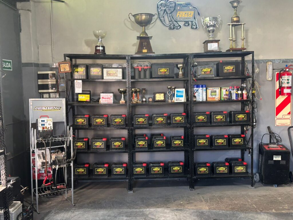 Imagen del stock de baterías en Febase