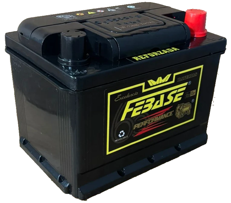 Bateria 12v 75A lateral der. marca Febase Baterias