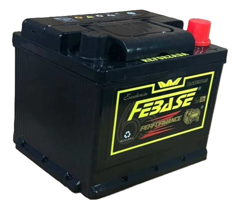 Bateria 12v 65A lateral marca Febase Baterias