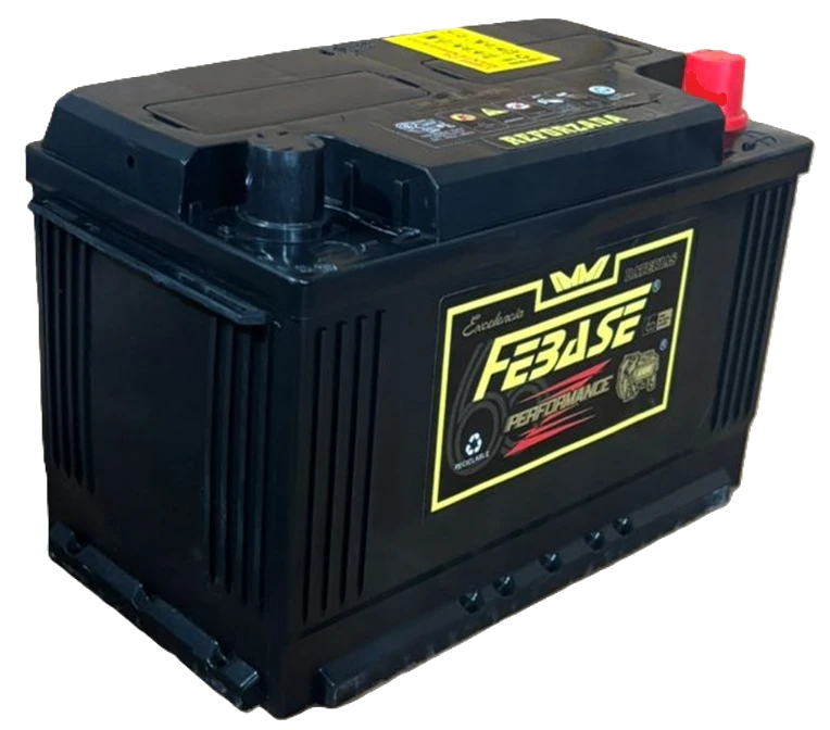 Bateria 12v 110A Cruze lateral marca Febase Baterias