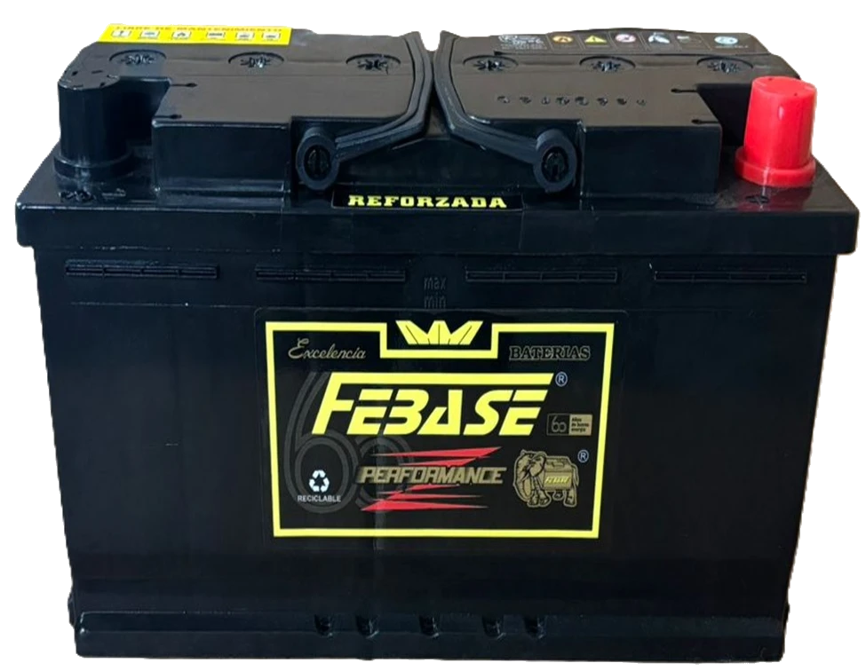 Bateria 12v 110A frontal marca Febase Baterias