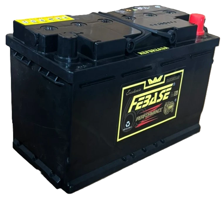Bateria 12v 110A lateral marca Febase Baterias